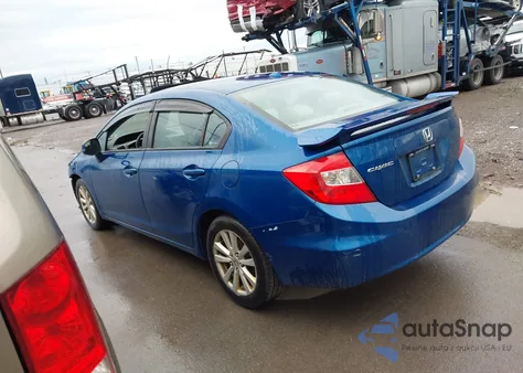 2012 Honda Civic Ex-L z USA, uszkodzony, nr VIN 2HGFB2F92CH535645